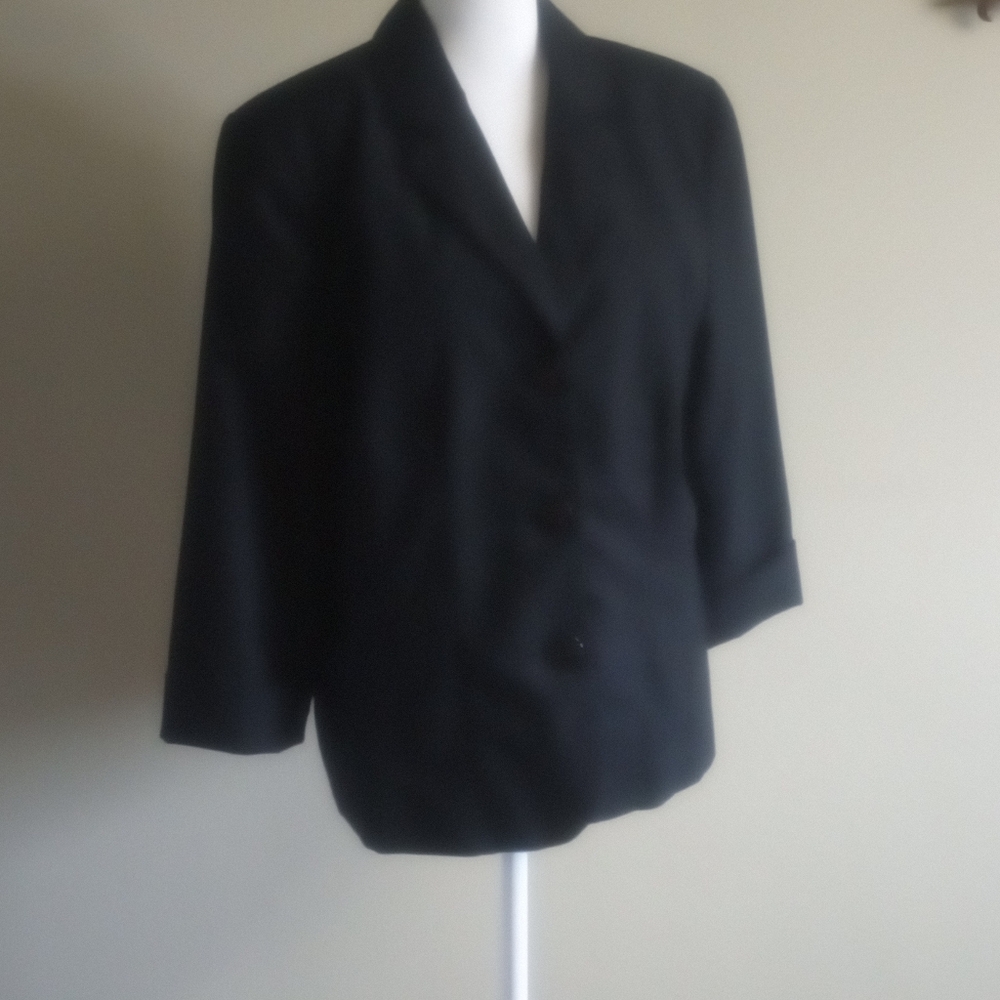 RQT Linen jacket with 3/4 length sleeves size 14